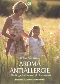 Per far fronte ad allergie e intolleranze alimentari sempre pi numerose, l'aromaterapia e l'omeopatia offrono una nuova soluzione completamente naturale. Per ciascuna allergia o sintomo, si troveranno soluzioni su misura e di facile impiego. Grazie agli oli essenziali, nuovi alleati senza effetti collaterali, qualche goccia e qualche giorno saranno sufficienti per ritrovare il benessere. Gli oli essenziali, utilizzati in vari modi, permetteranno finalmente di far fronte alle intolleranze alimentari; di sbarazzarsi delle incessanti riniti; di alleviare l'asma; di combattere efficacemente gli acari; di curare sgradevoli affezioni cutanee e di lenire le punture d'insetti. 